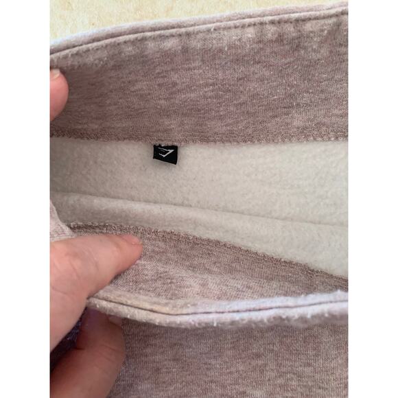 Gymshark womens small pink mauve tunic sweatshirt mock neck pullover yoga - Picture 5 of 10